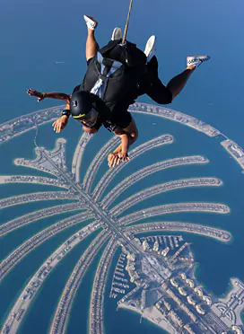 Sky Diving in Palm Jumeirah 